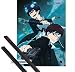 Produktbild 1art1 Poster + Hanger: Blue Exorcist Mini-Poster (52x38 cm) Rin and Yukio Inklusive Ein Paar Posterleisten, Schwarz