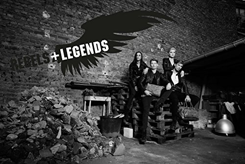 Leder Umh  ngetasche Herren Damen Messenger Bag Leder DIN A4 Ledertasche schwarz braun cognac grau blau 36 x 30 x 8 cm von REBELS   LEGENDS