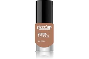 GLAM UP Glam'Up Paris - Vernis à Ongles - Ultra Brillance - Longue Tenue - Séchage Rapide - N°131 - Marron Clair