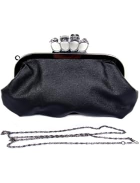 FreshGadgetz Totenkopf Schlagring-Stil-Tasche aus PU Leder