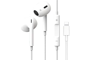 RR WCYDC Lightning Headphones【MFi Certified Apple】Earphones iPhone Wired In-Ear iPhone Headphones(Volume Control & Built-in Microphone) Earbuds Compatible with iPhone 14Pro Max/14/13 Plus/12 Pro/7/8/11/X/XR/XS