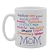 Produktbild MG3750 Mother's Day - All About Mom Magnificient Remarkable Daring Loving Novelty Gift Printed Tea Coffee Ceramic Mug
