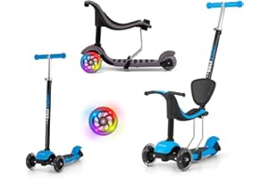 Milly Mally Trottinette Pousse-Pied 3 en 1 Little Star