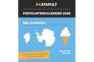 Katapult Postkartenkalender 2026 - 53 Infografiken, die deine Sicht auf die Welt verändern: Komplexes Wissen, klar visualisiert: Wochen-Kalender zum ... beliebten Grafiken aus dem Katapult Magazin