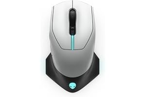 Alienware AW610M Mouse da gioco cablato/wireless 610M (Lunar Light)