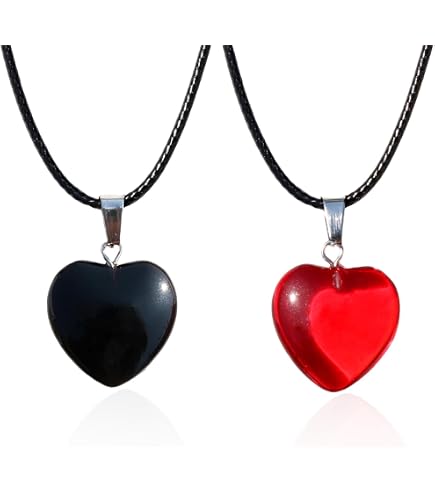 Collana cuore rosso - Gioielli - Collane - di Lucreations | su MissHobby