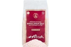 Veggy Duck - Sel Rose de l'Himalaya 1Kg (Extra Fin) - Non raffiné | Naturel | Sans OGM | Végétalien | De Punjab Pakistan