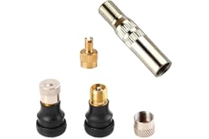 aibiku Adattatore di Estensione Valvola, Valvole Tubeless Monopattino per Xiaomi M365, PRO, Pro2, 1S, per Segway Ninebot Max G30