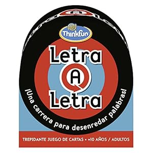 ThinkFun – Letra a Letra | Juegos de Mesa Niños 10 Años o Más | Juego de Mesa 10 Años de 2 a 5 Jugadores | Regalo Niño y Niña | Juegos Cartas Niños en Castellano | Regalo Navidad
