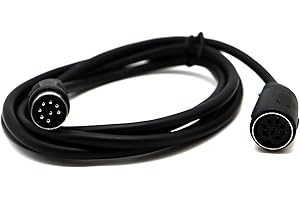 LOKEKE Câble MIDI DIN 8 broches, 8 broches DIN MIDI mâle vers DIN 8 broches, cordon de câble audio compatible avec Bang Olufsen PowerLink MK2 (M à F)