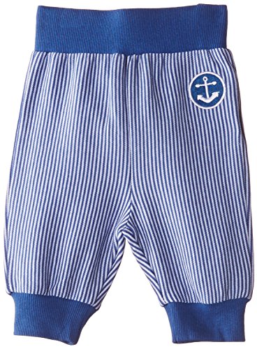 Pumpkin Patch Baby Boys 0-24M Vertical Stripe Trousers, Ensign Blue, Newborn