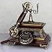Produktbild MEICHEN Antikes Telefon Europäischen Retro-Holz Rotierenden Alten Wohnzimmer Zu Hause Wireless-Karte Telefon Festnetz,B