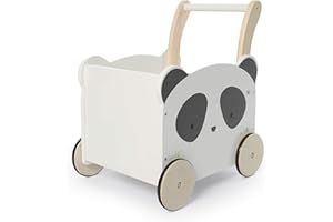 labebe Passeggino per bambini in legno, con spazio per 1 – 3 anni, senza passeggiate, passeggino, toddler Push & Pull Toys/giocattoli/passeggino/Activity Babywalker