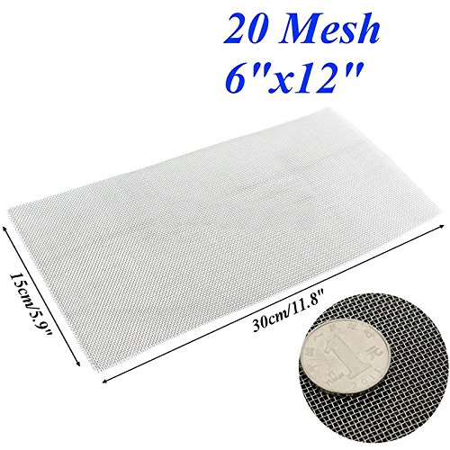 20 Mesh Edelstahl Gewebte Tuch Bildschirm Draht Filter Blatt Fliegengitter 150 X 300mm