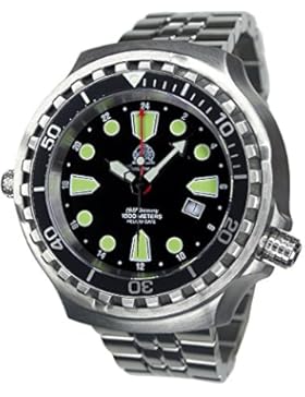 52mm Uhr mit 24 Std. GMT Ronda Werk Edelstahl Band T0275-M