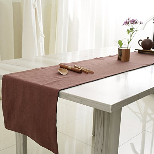 Table runner/cotton and hemp tea stand/table runner-F 33x260cm(13x102inch)