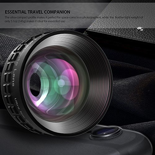 Aukey lente di Barlow 2Â x HD telescopico a clip con nessuna distorsione per iPhone 6/6S/6s Plus/5S, iPad Mini 4/3/2, Android, Windows smartphone e tablet