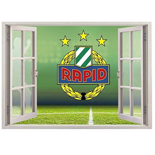 Preisvergleich Produktbild Wandsticker - SK Rapid Wien (2)