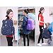 Diaper Bag Mummy Backpack Large Capacity Waterproof Multifunctional Fit Stroller (Blue+Point)