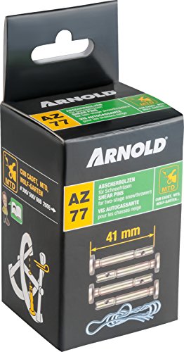 Arnold 7011-M6-0010 Original MTD-Abscherbolzenkit für 2-stufige Schneefräsen (kleiner und mittlerer Rahmen) ab BJ 2005 - 2