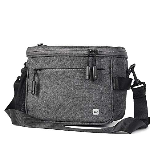 Gzd 45l Fahrrad Lenkertasche Wasserdichte Fahrrad Lenker Vordertasche Korb Umhängetasche Mit Regenschutzgrey 21 12 17 Cm - 