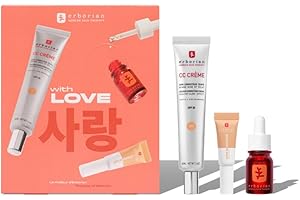 Erborian - CC Crème con Centella Asiática - Crema Facial Iluminadora de Alta Definición y Maquillaje - Protección Solar SPF 30 - Cosmética Coreana - Porcelain 40ml