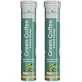 Neuherbs Plant Based Green Coffee Instant Charge in Classic Coffee Flavour 20 effervescent tablets | Boost Metabolism | Natural Caffeine - Pack of 2