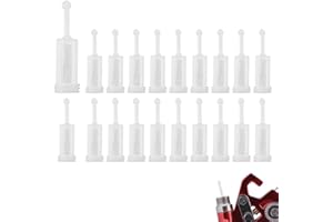 JTKREW 20 Pièces Filtre à Peinture Filtre à Pulvérisation par Gravité Filtre HVLP Pistolet de Filtre à Pulvérisation HVLP Jetable Taille Universelle Convient à la Plupart