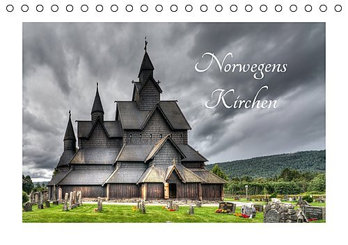 Norwegens Kirchen (Tischkalender 2017 DIN A5 quer): Besondere Kirchen, die man so fast nur in Skandinavien vorfindet. (Monatskalender, 14 Seiten ) (CALVENDO Orte)