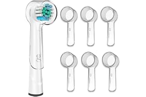Good4u® - 6 Fundas para Cepillo Eléctrico, Protector de Cabezales Compatible con Oral-B, Funda para Cepillo Eléctrico Oral-B, Protección contra Polvo y Suciedad
