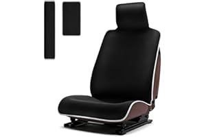 EVOOOR Housse de siège auto Néoprène - Protection accoudoirs & ceintures - Résistante aux taches (huile, transpiration) - Lavable facile - Antidérapante - Enfants, chiens, voyages