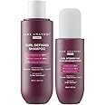 Bare Anatomy Curl Defining Shampoo + Curl Intensifying Leave In Conditioner Cream | Curl Retention & 2X Frizz Protection For 48 Hours | Sulphate & Paraben Free | Women & Men | 250 ml + 140ml
