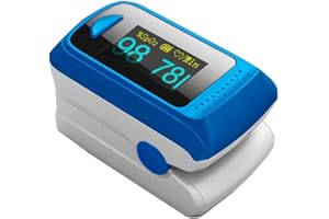 JOYYKO Finger Pulse Oximeter UK NHS，Blood Oxygen Saturation Monitor Meter Accurate SpO2，Portable Oxygen Monitor with OLED Screen，for Athletes Adults Kids，Family Medical Health (Style C, 1 Pack)