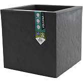 EDA Volcania Up Plant Pot Anthracite Grey 29.5 cm