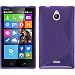 Produktbild PhoneNatic Case für Nokia X2 Hülle Silikon lila S-Style Cover X2 Tasche + 2 Schutzfolien