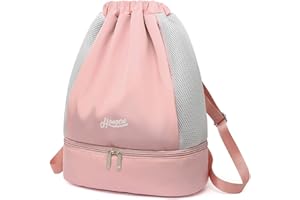 HANGHANG Waterproof Swimming Backpack With Dry Wet Separation - Multifunctional Fitness Bag for Pool, Beach Storage and Outdoor Activities