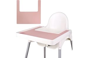 LOMGWUMY Set De Table Pour Chaise Haute IKEA - Durable - Propre Et Hygiénique - Convient Pour Les Enfants Et Bébés - Rose