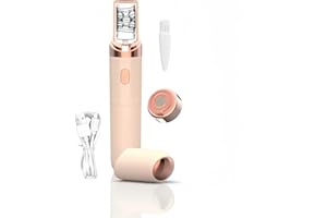 ILESTDG EpilSmooth⎪Épilateur Visage Xandora - Épilation Précise, Et Douceur Maximale, Pour Un Visage Impeccable (Beige)
