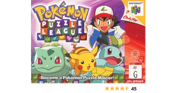 Pokemon Puzzle League Nintendo 64 Pal Amazon De Games