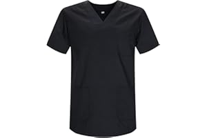 Misemiya - VÊTEMENTS DE Travail Unisex COL PIC Manches Courtes Médicaux Unisexe - Ref.817