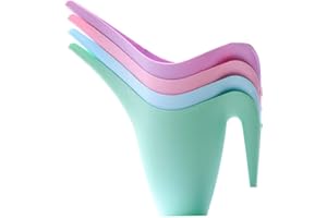 HPiano Arrosoir (4 pièces), Matte, Volume 1 Litre, Plastique, Bleu Vert Rose Violet, Petite Taille, arrosoirs pour arroseur de Jardin pour Le Bureau, la Maison, l'intérieur