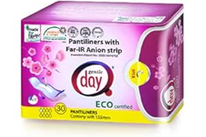 GENTLE DAY DYSTRYBUTOR: BIO PLANET S.A., WILKOWA WIEŚ 7, 05-084 LESZNO K. WARSZAWY, POLSKA Gentle Day - Juego de 30 protectores de calzoncillos con banda de aniones