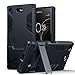 Produktbild Xperia XZ1 Compact Tasche, Terrapin Silikon + Polycarbonat Hülle mit Standfunktion für Sony Xperia XZ1 Compact Hülle - Schwarz