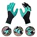 Produktbild Garten Genie Handschuhe (1 Paar rechts Klauen), Garten-Schutz Handschuhe mit Krallen Anlage Sicher für Beschneiden und dig