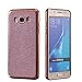 Price comparison product image NWNK13® Samsung Galaxy J5 2016/J510 Case Cover Rose Gold Case [Fusion] Luxury/Crystal/Bling/Sparkling Electroplate Back Case With Front Temper Glass Screen Protector.(SAMSUNG GALAXY J5 2016)