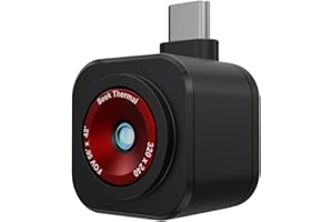 Seek Thermal - Telecamera termica Nano 300 per Apple iOS con connettore USB-C, fotocamera termica iPhone, termocamera ad alta risoluzione 320 x 240, frame rate immagine 25hz, -15,6 °C ~ 330 °C, iPhone