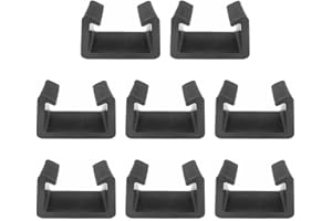 Besttoolifes Clips de fixation pour meubles d'extérieur, connecteurs de canapé de terrasse, clips de fixation sectionnels en rotin (8 pièces, 59 mm)