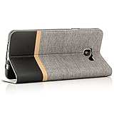 Zanasta Designs Tasche + Panzerglas LG X power 2 Hülle Flip Case Schutzhülle Handytasche mit Kartenfach Blau - 