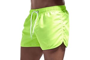 PEUIGNAO Pantaloncini Mare Uomo Corti Costume da Bagno Uomo Costumi da Bagno Maschili Short Mare Shorts Mare Costume a Pantaloncino Uomo Pantaloncini Spiaggia Surf Piscina Uomo Beach Shorts Men Taglie Forti
