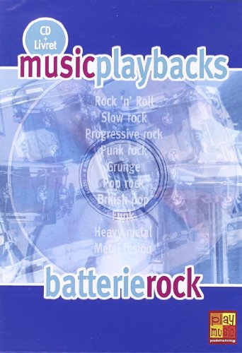 Preisvergleich Produktbild Music Playbacks Cd Batterie Rock Drums Booklet / Cd French
